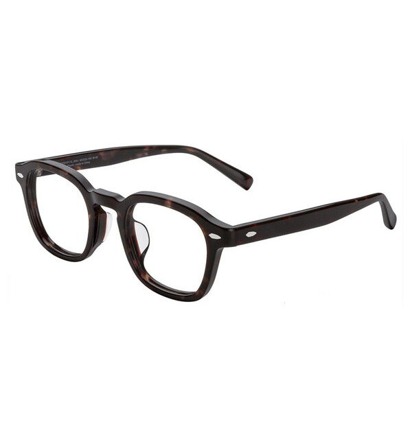  「ウエリントン型 メガネ ｜黒縁フレーム 度付き・度なし（レンズ交換券付き）Zoff CLASSIC」|メガネ|ブラウン