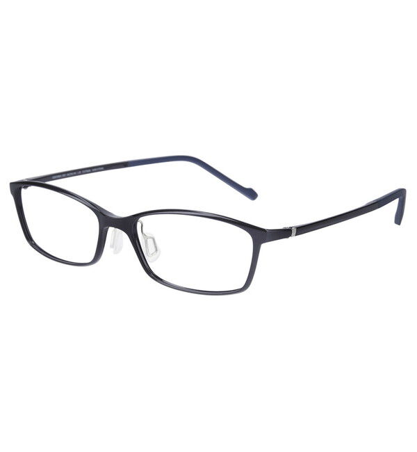  「スクエア型 メガネ｜軽くて壊れにくい Zoff SMART Skinny|レンズ交換券付| 伊達メガネ 眼鏡 」|メガネ|ブルー