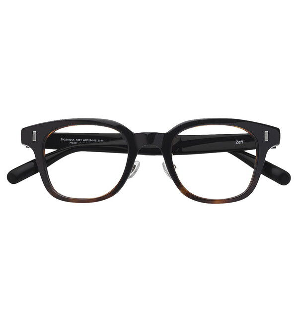  「ウェリントン型 メガネ ｜太縁メガネ｜伊達メガネ ｜Zoff CLASSIC TREND レンズ交換券付き」|メガネ|