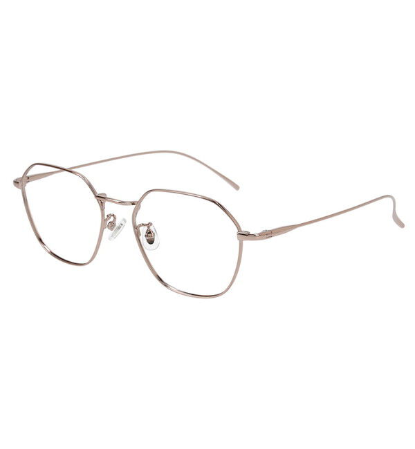  「ウェリントン型 クリアレンズサングラス｜紫外線100%カットクリアサングラス」|サングラス|ピンク