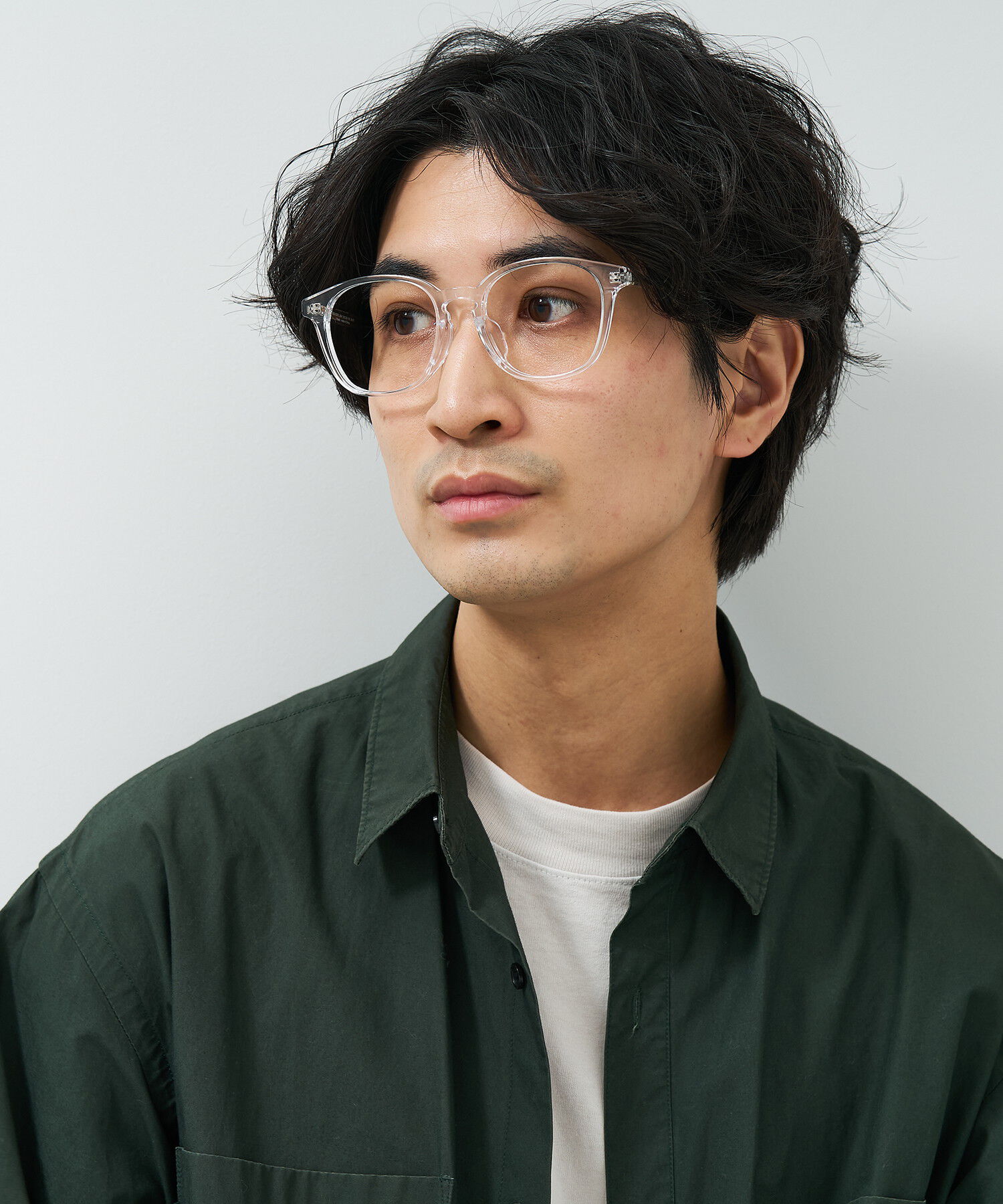  「ウェリントン型 メガネ｜黒縁 クリアフレーム 伊達メガネ 度付きメガネ レンズ交換券付き ゾフ」|メガネ|