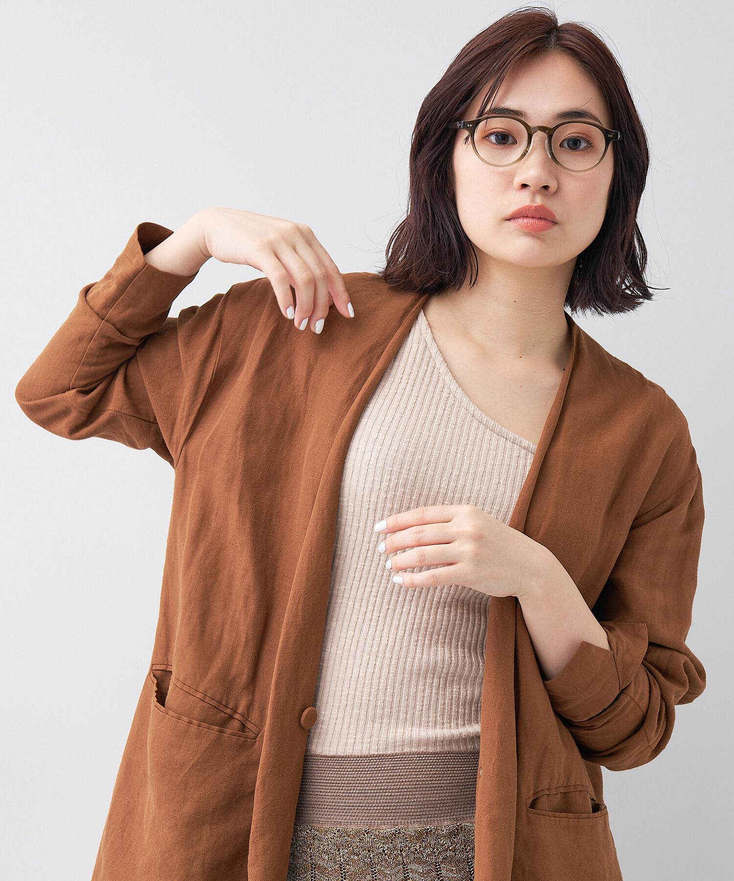  「ボストン型 軽量 メガネ｜おうち時間を快適に過ごす ズレ落ち防止 レンズ交換券付き」|メガネ|