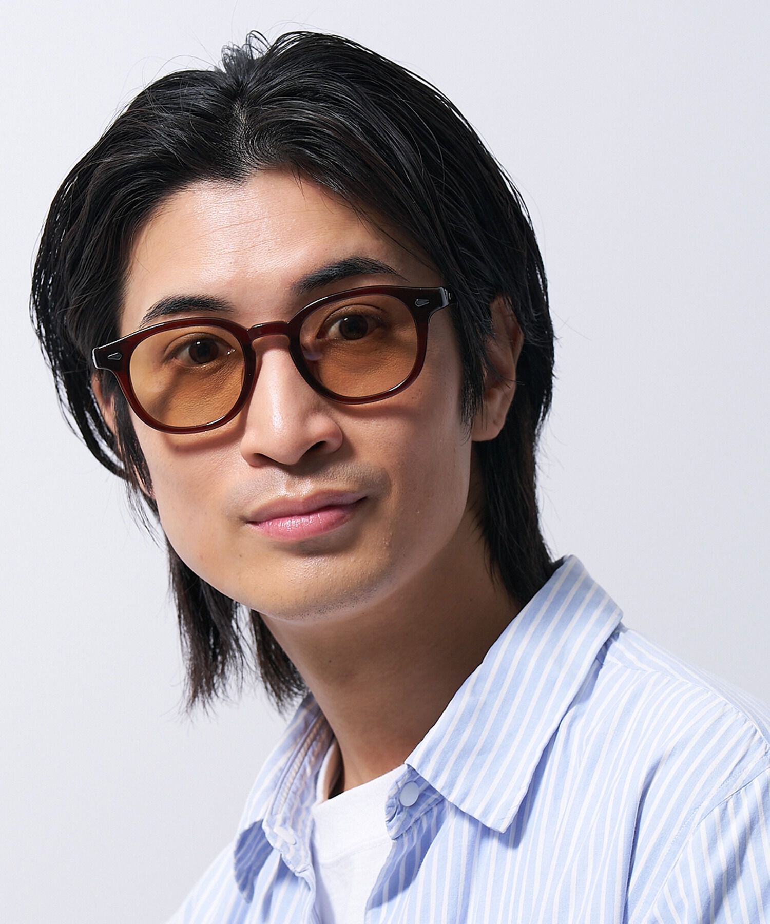  「ウェリントン型 サングラス｜TREND SUNGLASSES」|サングラス|ブラウン