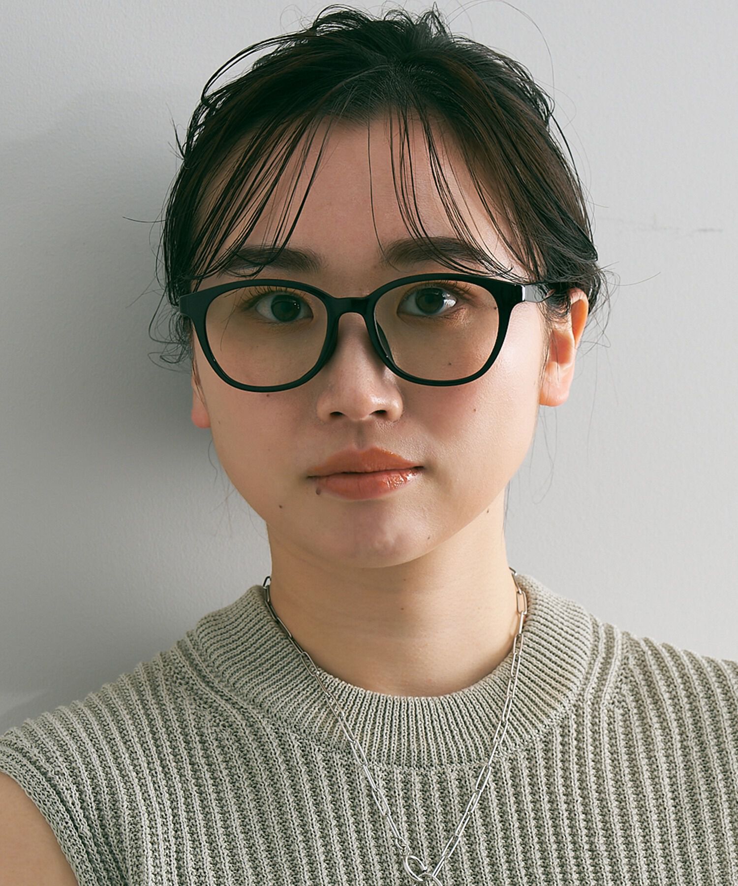  「【WEB限定】ウェリントン型 クリアレンズサングラス Web限定商品｜Zoff UV CLEAR 」|サングラス|