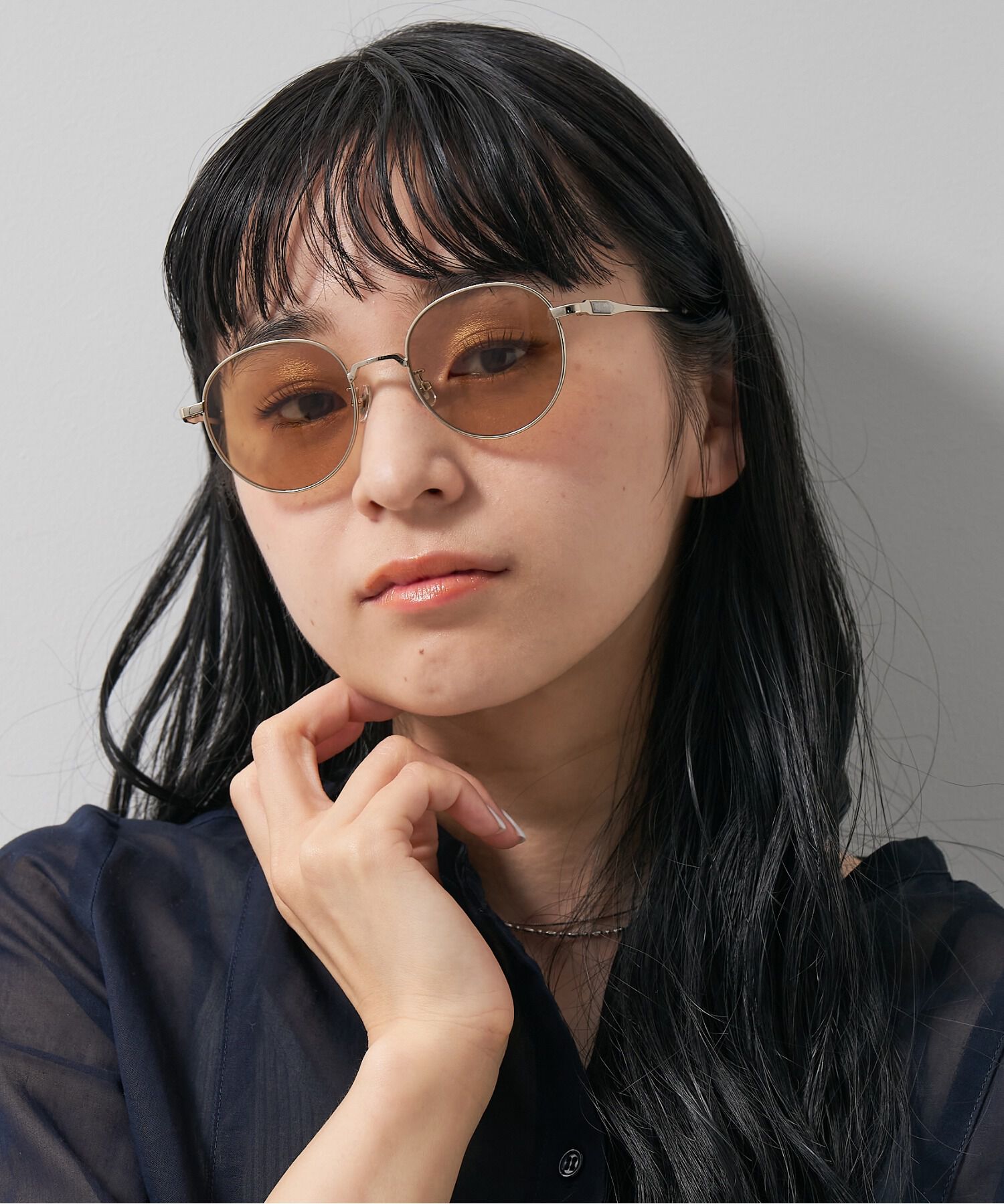  「ボストン型 サングラス｜Zoff｜PEANUTS SUNGLASSES」|サングラス|ゴールド