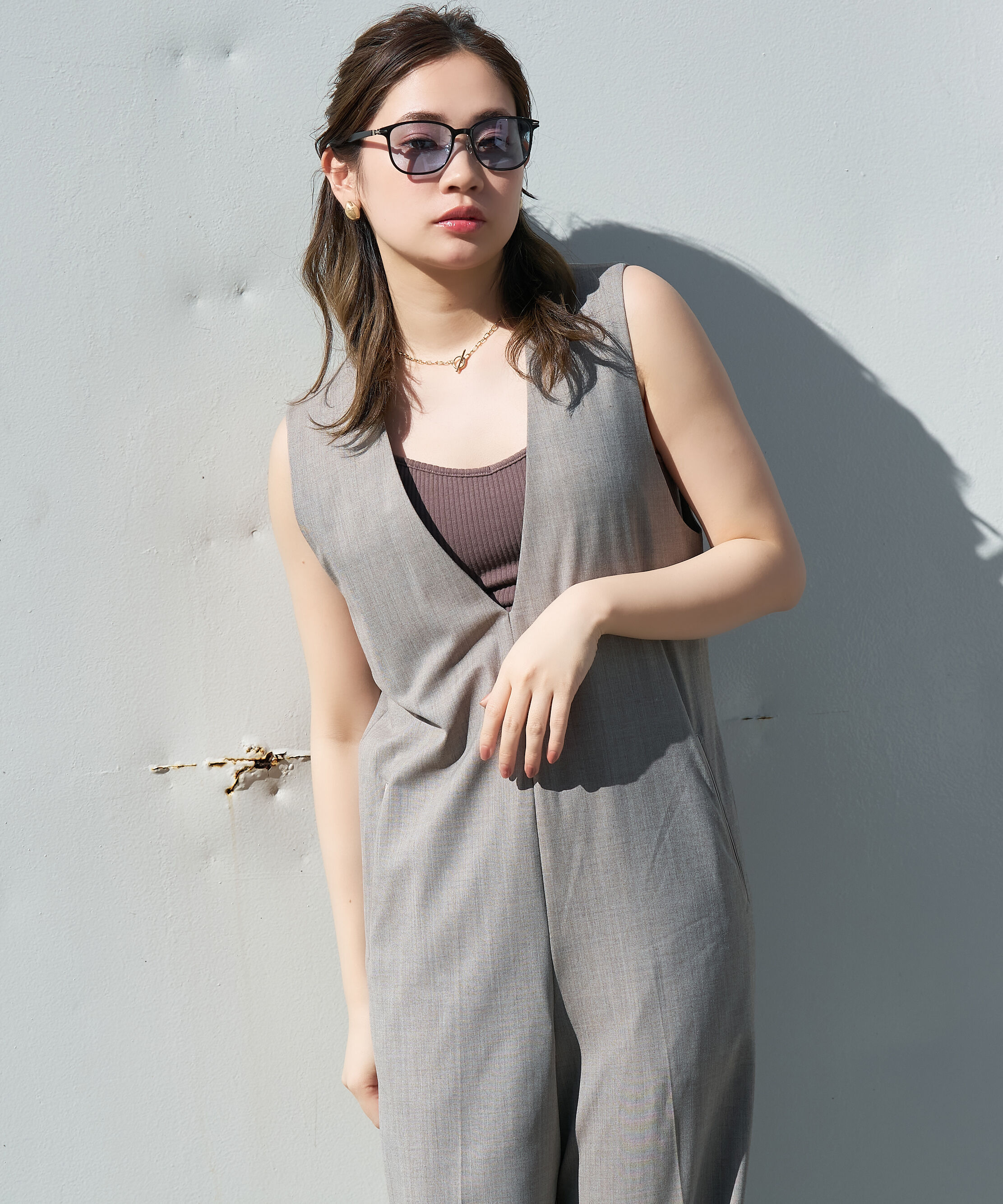  「SUNCUTGlasses/UV100%CUT ウェリントン型 サングラス｜UVカット 紫外線対策 TREND」|サングラス|