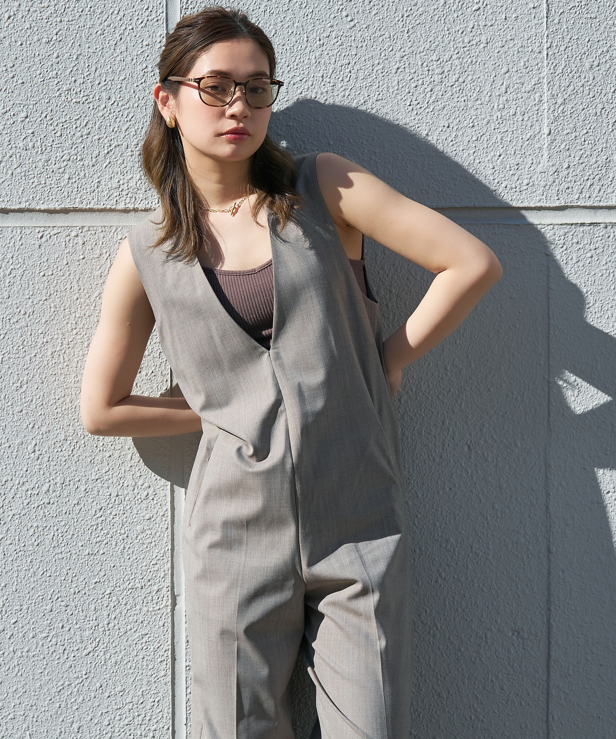  「SUNCUTGlasses/UV100%CUT ウェリントン型 サングラス｜UVカット 紫外線対策 TREND」|サングラス|