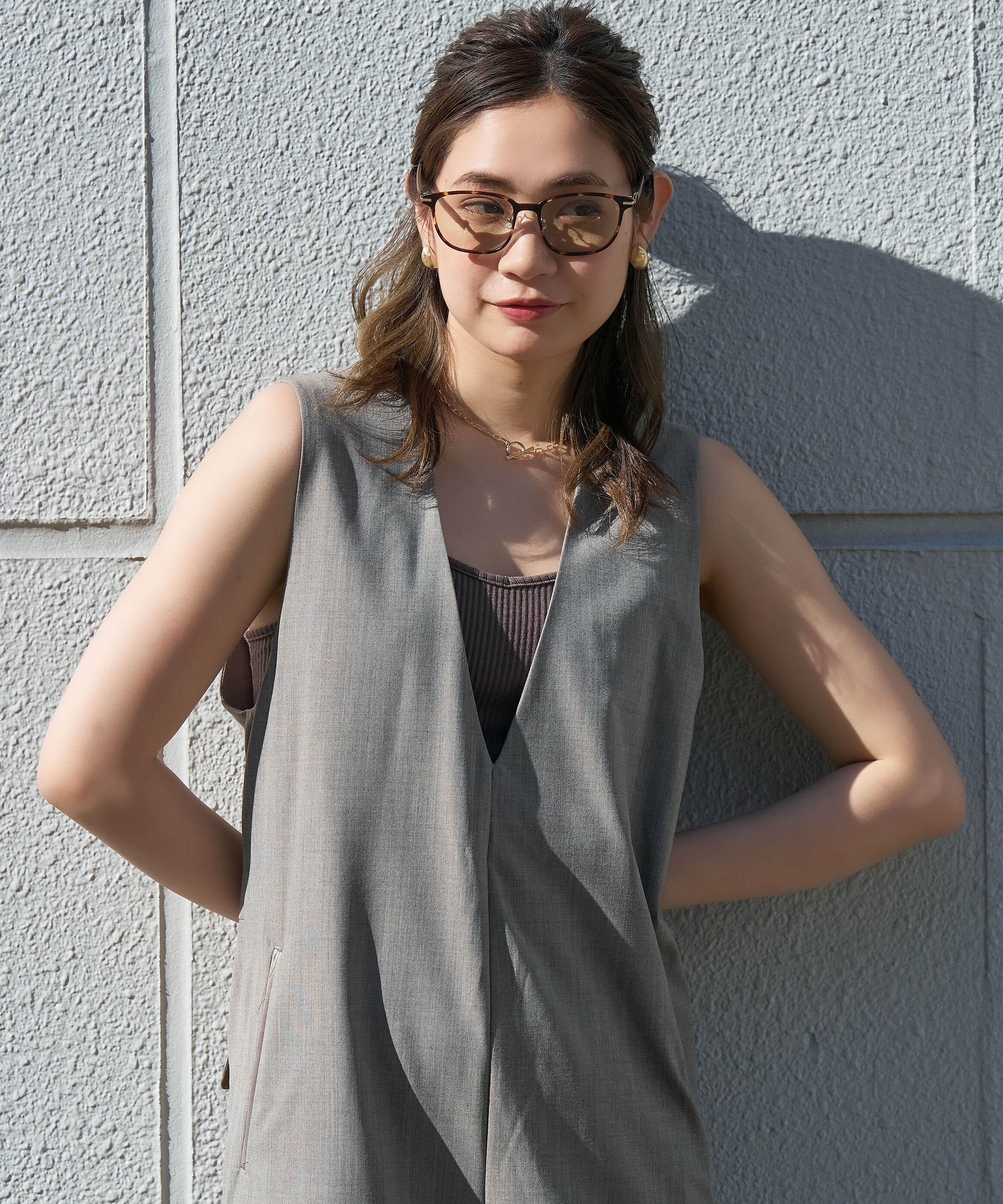  「SUNCUTGlasses/UV100%CUT ウェリントン型 サングラス｜UVカット 紫外線対策 TREND」|サングラス|