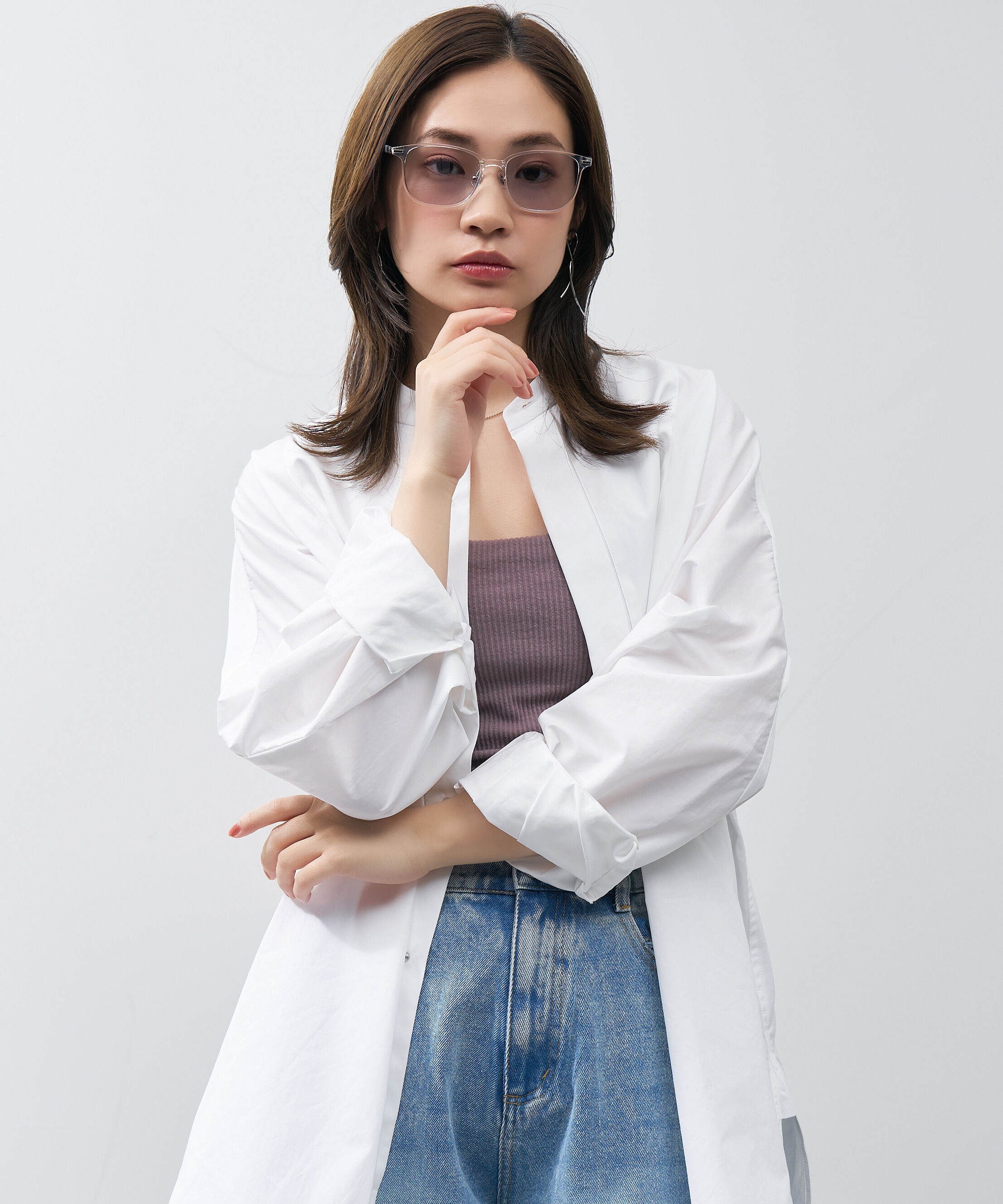  「SUNCUTGlasses/UV100%CUT ウェリントン型 サングラス｜UVカット 紫外線対策 TREND」|サングラス|