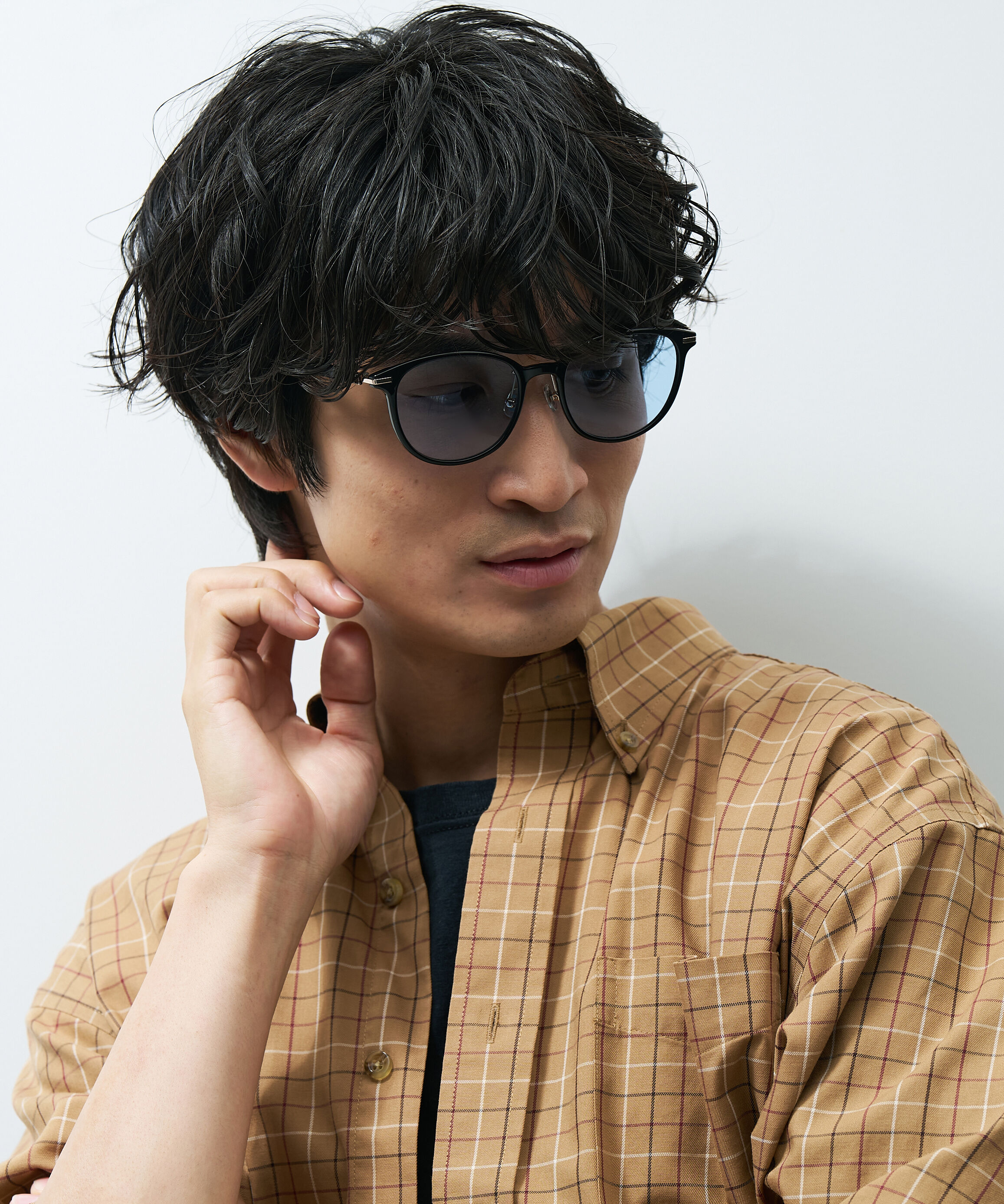  「SUNCUTGlasses/UV100%CUT ボストン型 サングラス | カラーレンズ｜紫外線対策 UVカット」|サングラス|