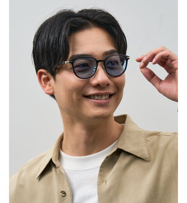  「SUNCUTGlasses/UV100%CUT ボストン型 サングラス | カラーレンズ｜紫外線対策 UVカット」|サングラス|