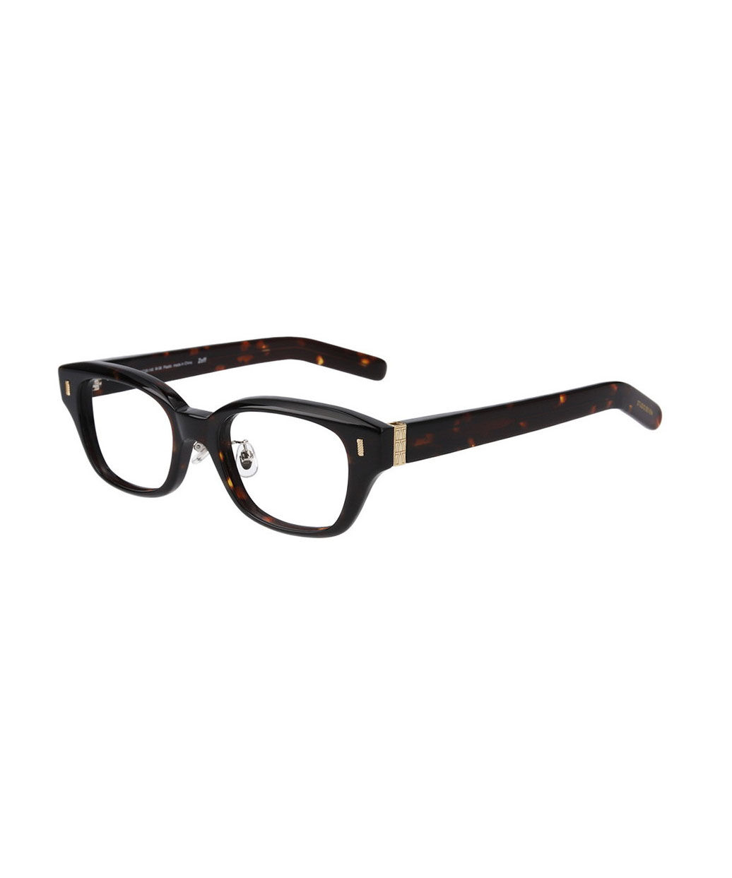  「Zoff｜STUDIO SEVEN｜ウェリントン型 メガネ｜太縁メガネ  クリア 黒縁 レンズ交換券付き」|メガネ|