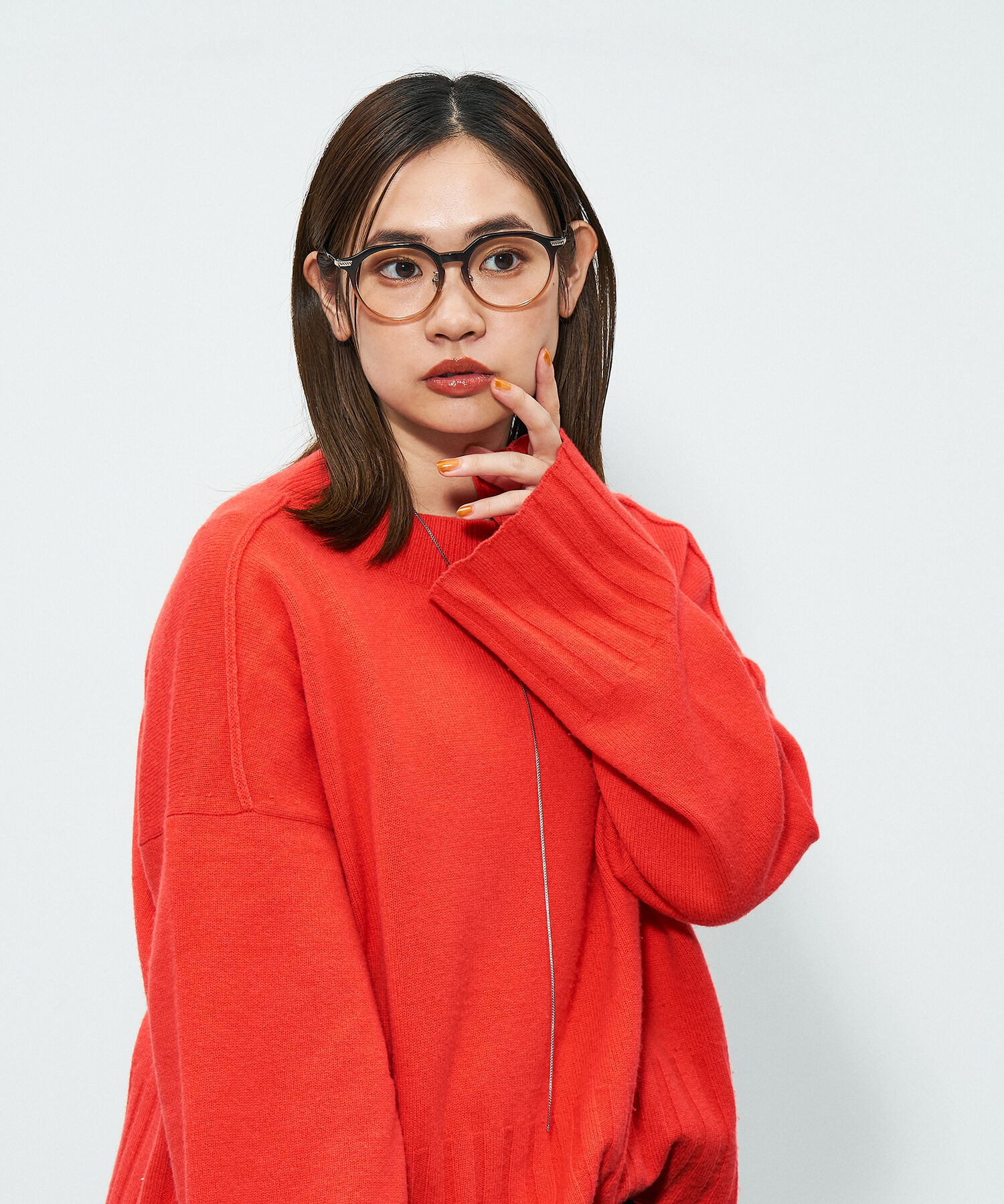  「Zoff｜STUDIO SEVEN｜ボストン型 メガネ｜ビッグシェイプ メタル 多角形 レンズ交換券付き」|メガネ|