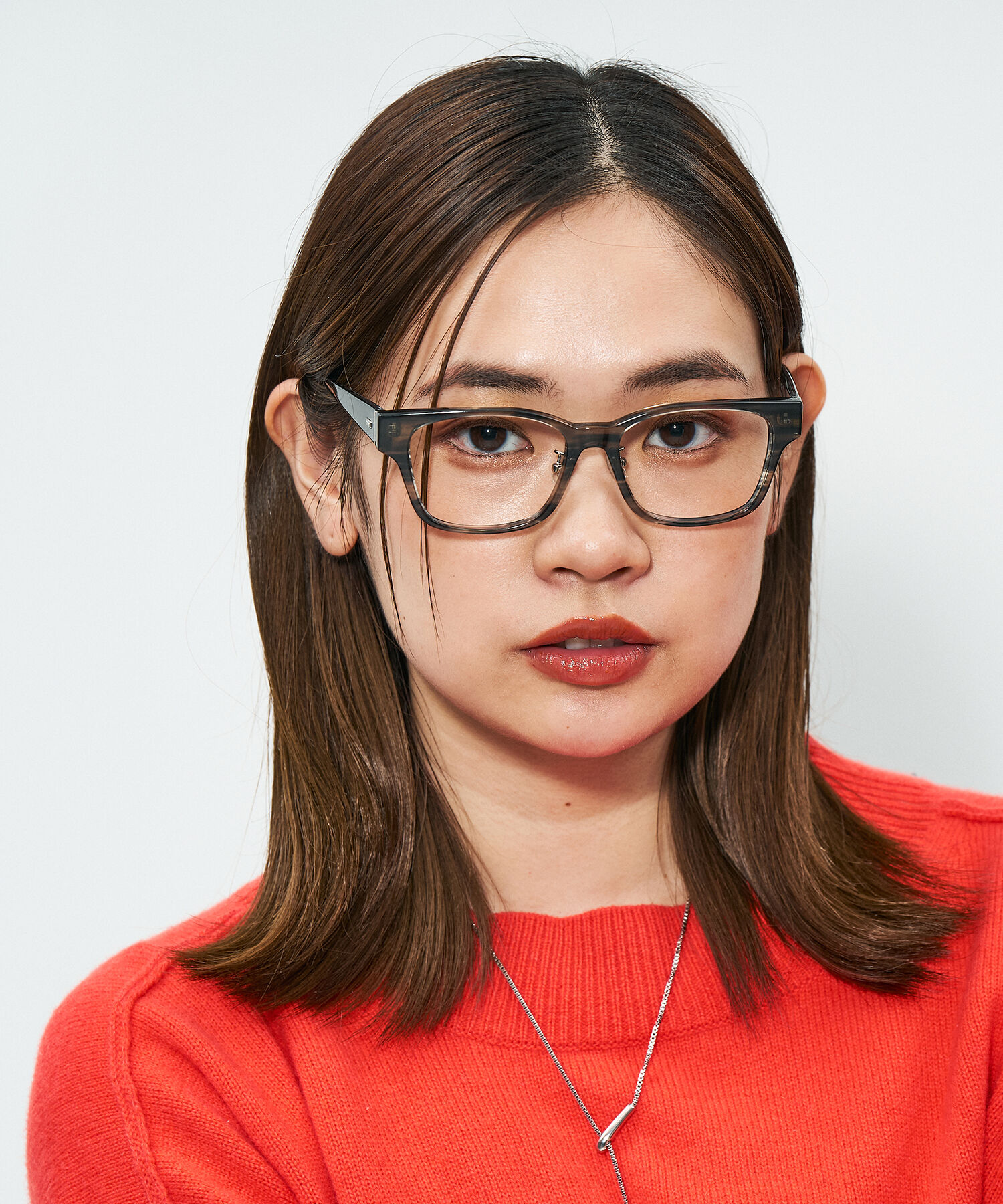  「Zoff｜STUDIO SEVEN｜ウェリントン型 メガネ 黒縁 太縁フレーム クリアフレーム レンズ交換券付き」|メガネ|