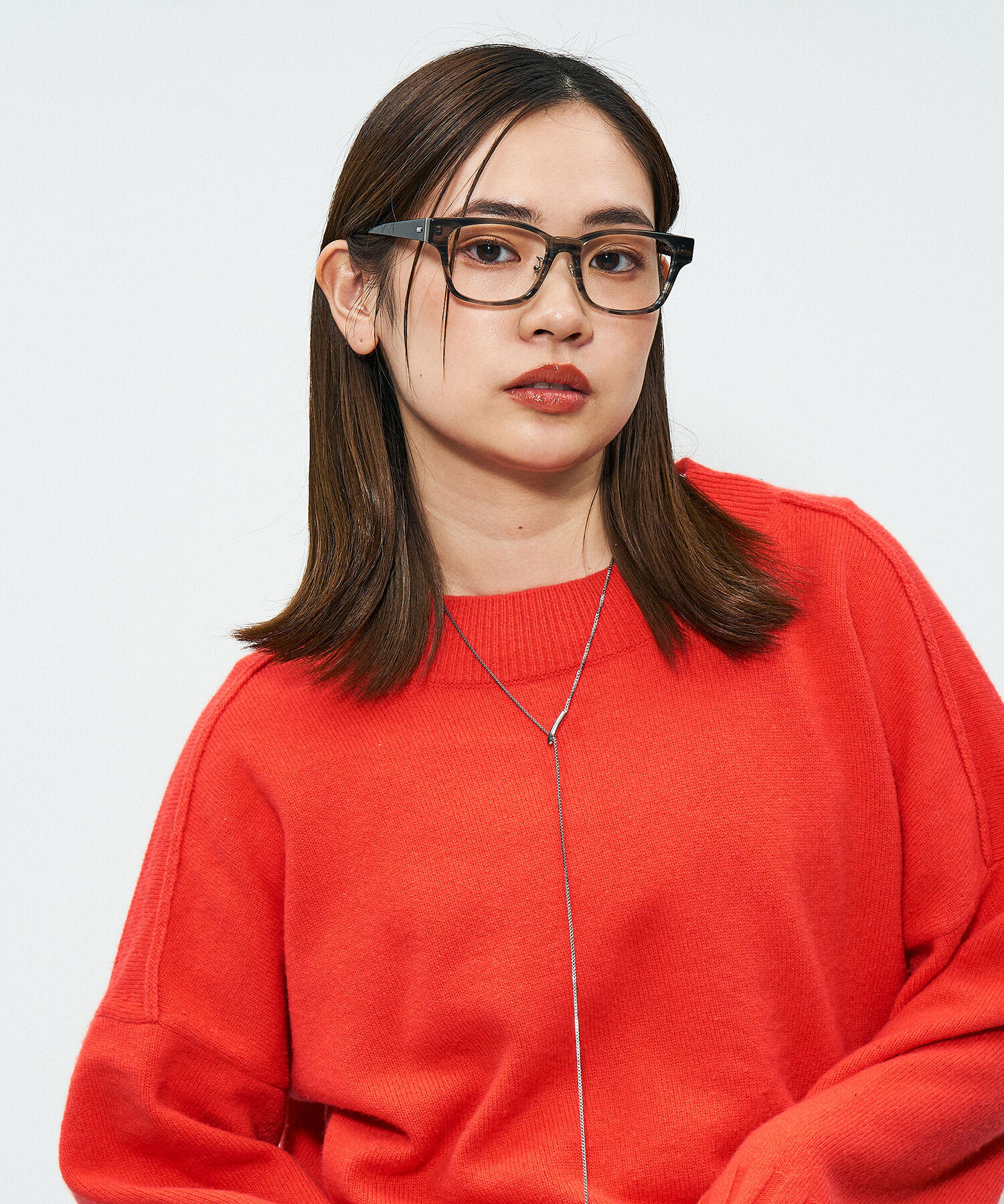  「Zoff｜STUDIO SEVEN｜ウェリントン型 メガネ 黒縁 太縁フレーム クリアフレーム レンズ交換券付き」|メガネ|