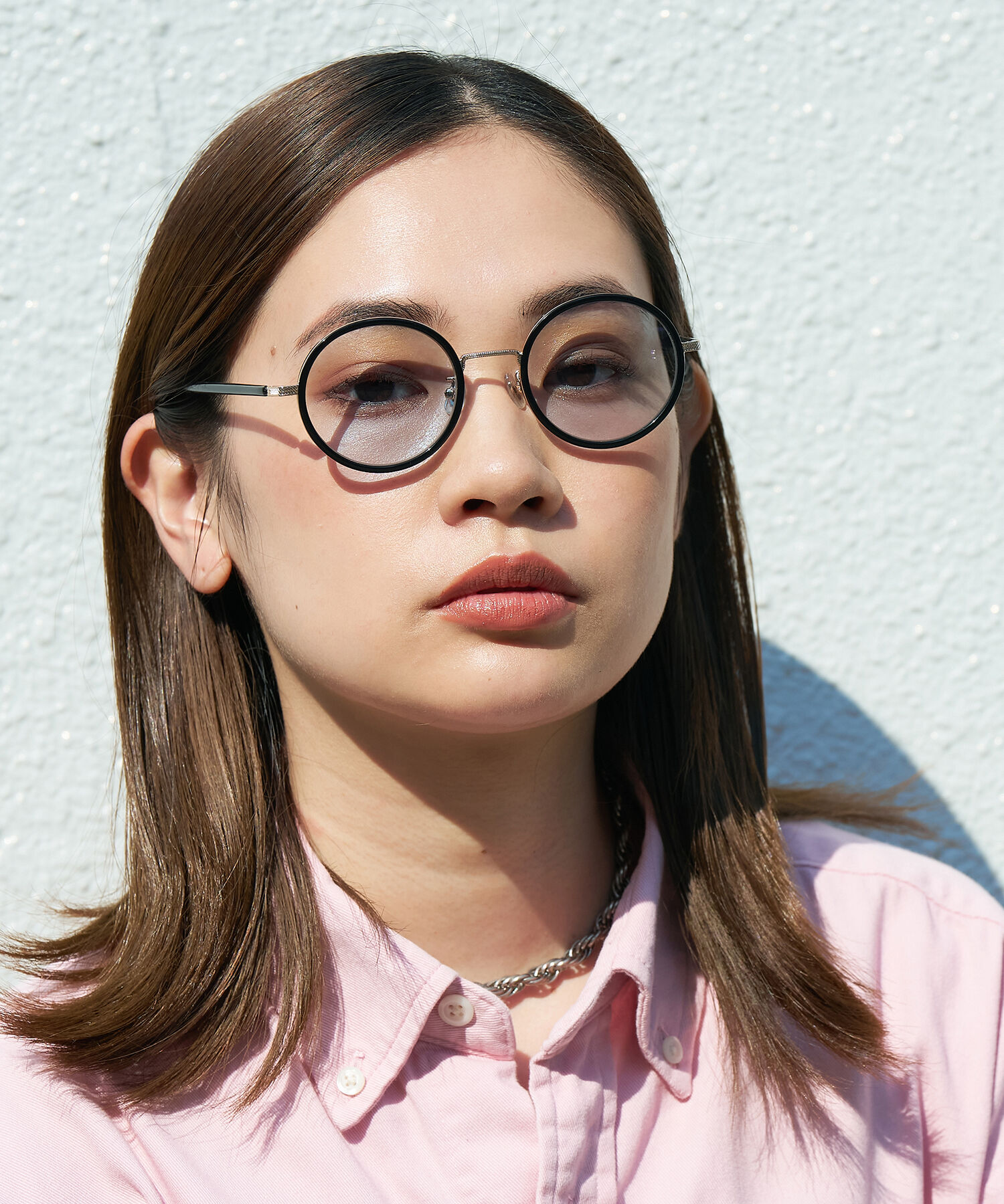  「【WEB限定】Zoff｜STUDIO SEVEN｜ラウンド型 丸型 サングラス UVカット 黒縁 べっ甲 ゴールド」|サングラス|