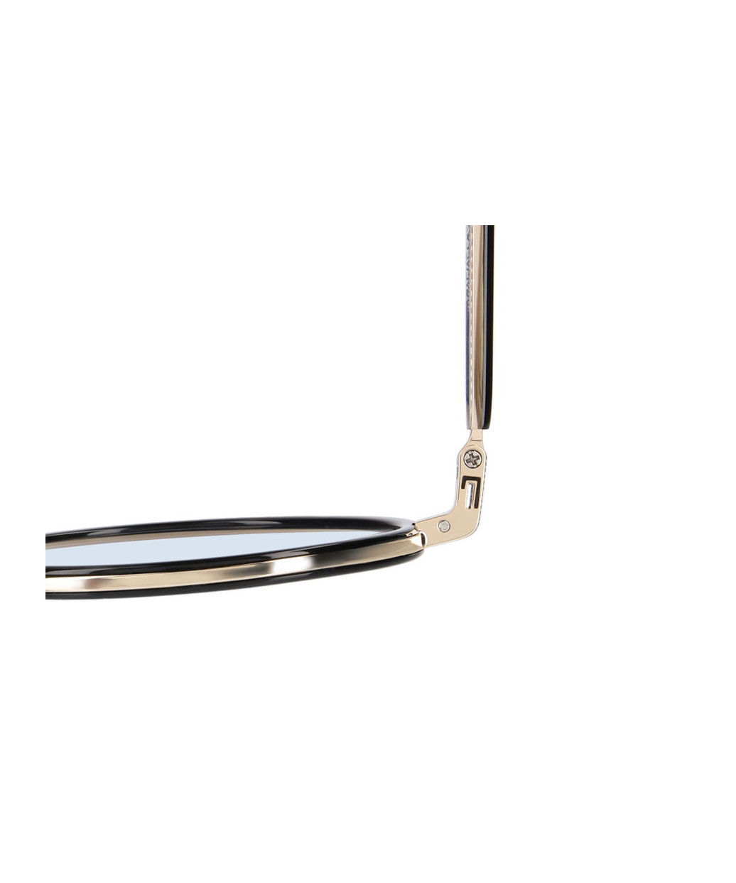  「【WEB限定】Zoff｜STUDIO SEVEN｜ラウンド型 丸型 サングラス UVカット 黒縁 べっ甲 ゴールド」|サングラス|