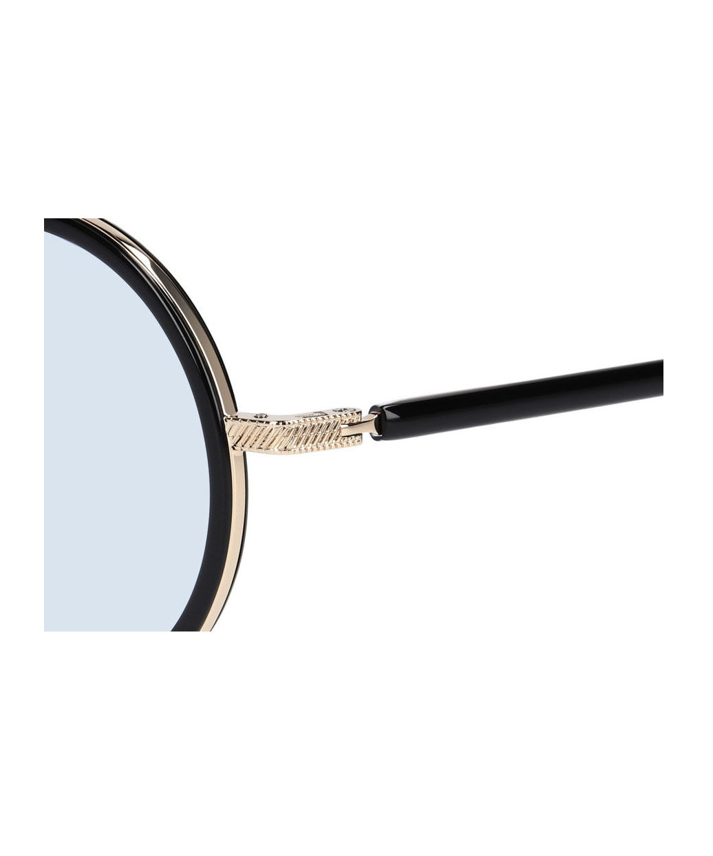  「【WEB限定】Zoff｜STUDIO SEVEN｜ラウンド型 丸型 サングラス UVカット 黒縁 べっ甲 ゴールド」|サングラス|