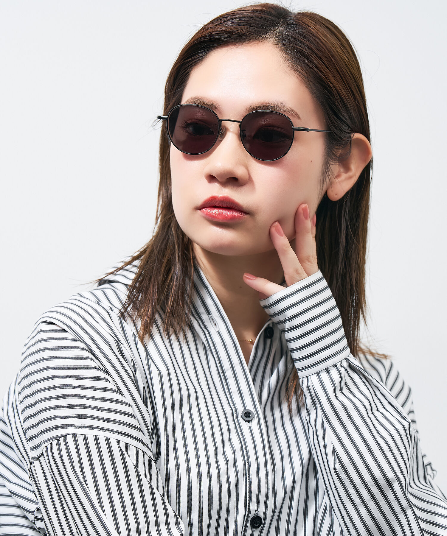  「Zoff | JOURNAL STANDARD relume ボストン型 サングラス UVカット 紫外線カット ジャーナルスタンダード」|サングラス|