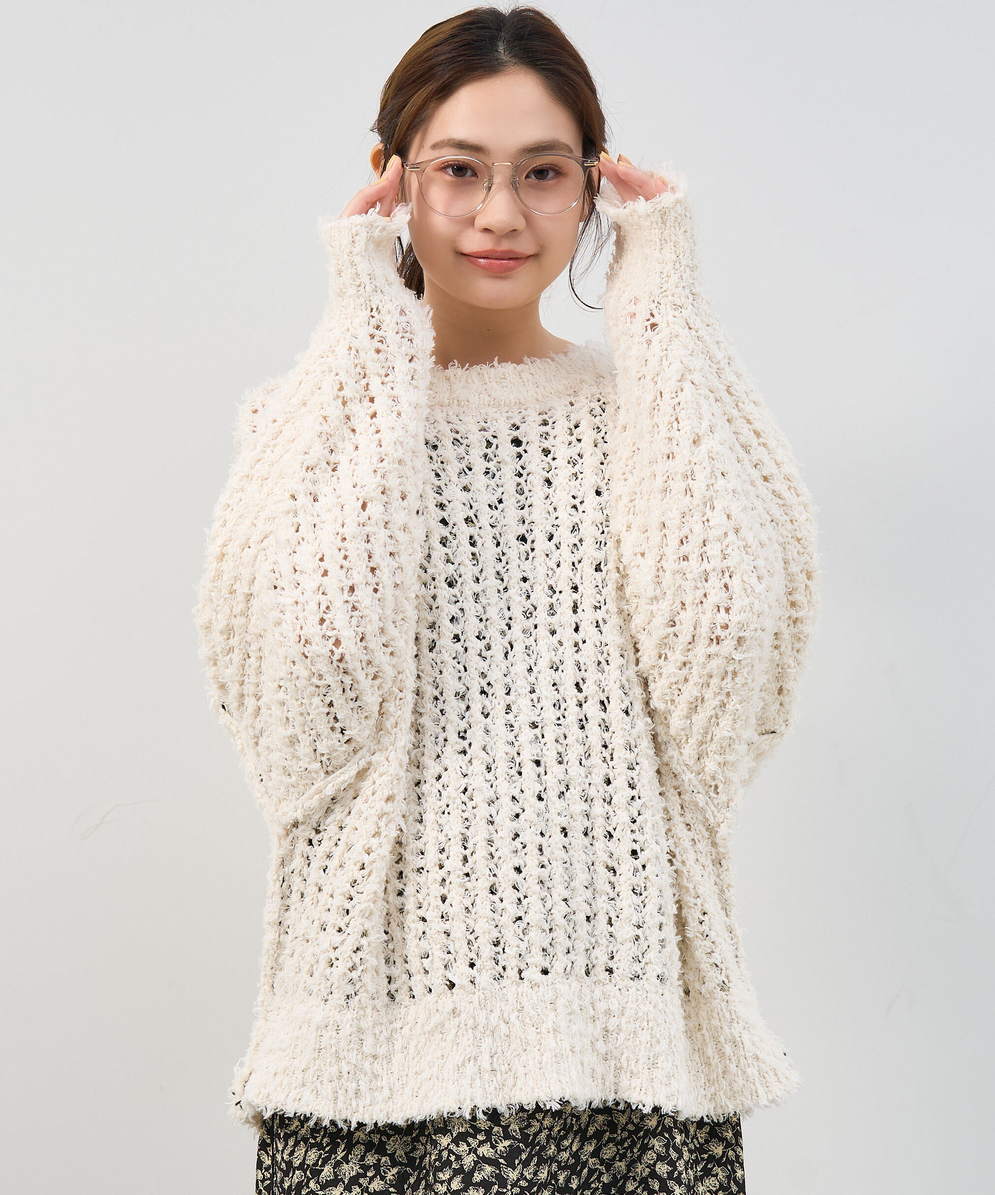  「[中顔面短縮みえメガネ]ボストン型 メガネ｜大きめシェイプがポイント クリアフレーム レンズ交換券付」|メガネ|