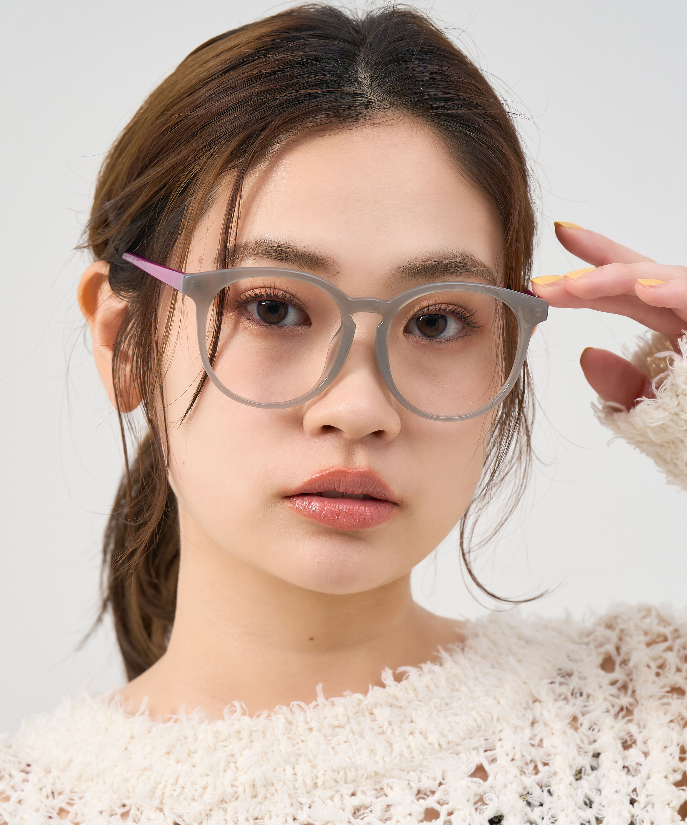  「Zoff | ボストン型 メガネ クリアフレーム 黒縁 伊達メガネ レンズ交換券付き」|メガネ|