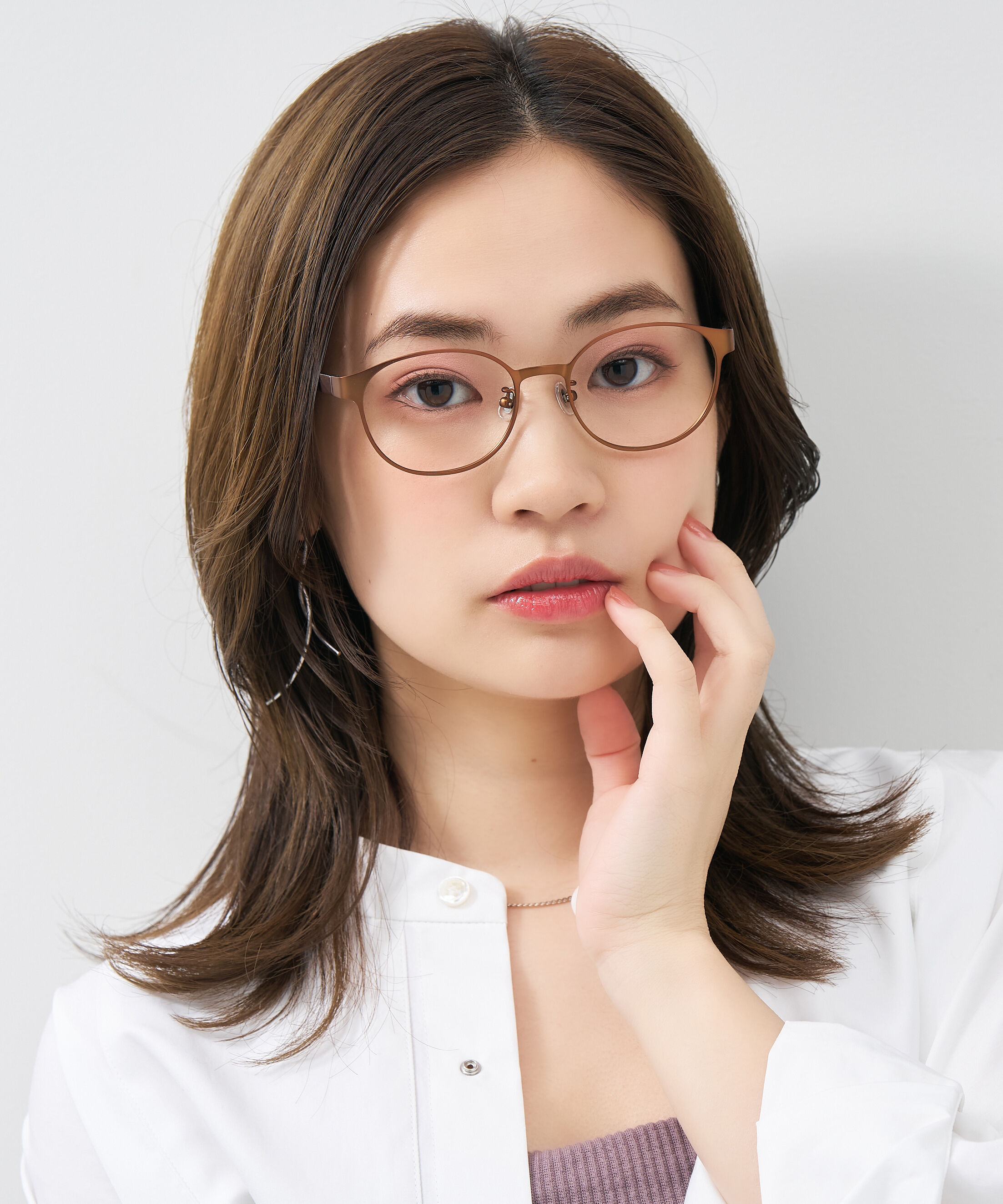  「ボストン型 大きめサイズ メガネ｜小顔効果 メタル&times;プラスチック 黒縁 レオパード柄 レンズ交換券付き」|メガネ|