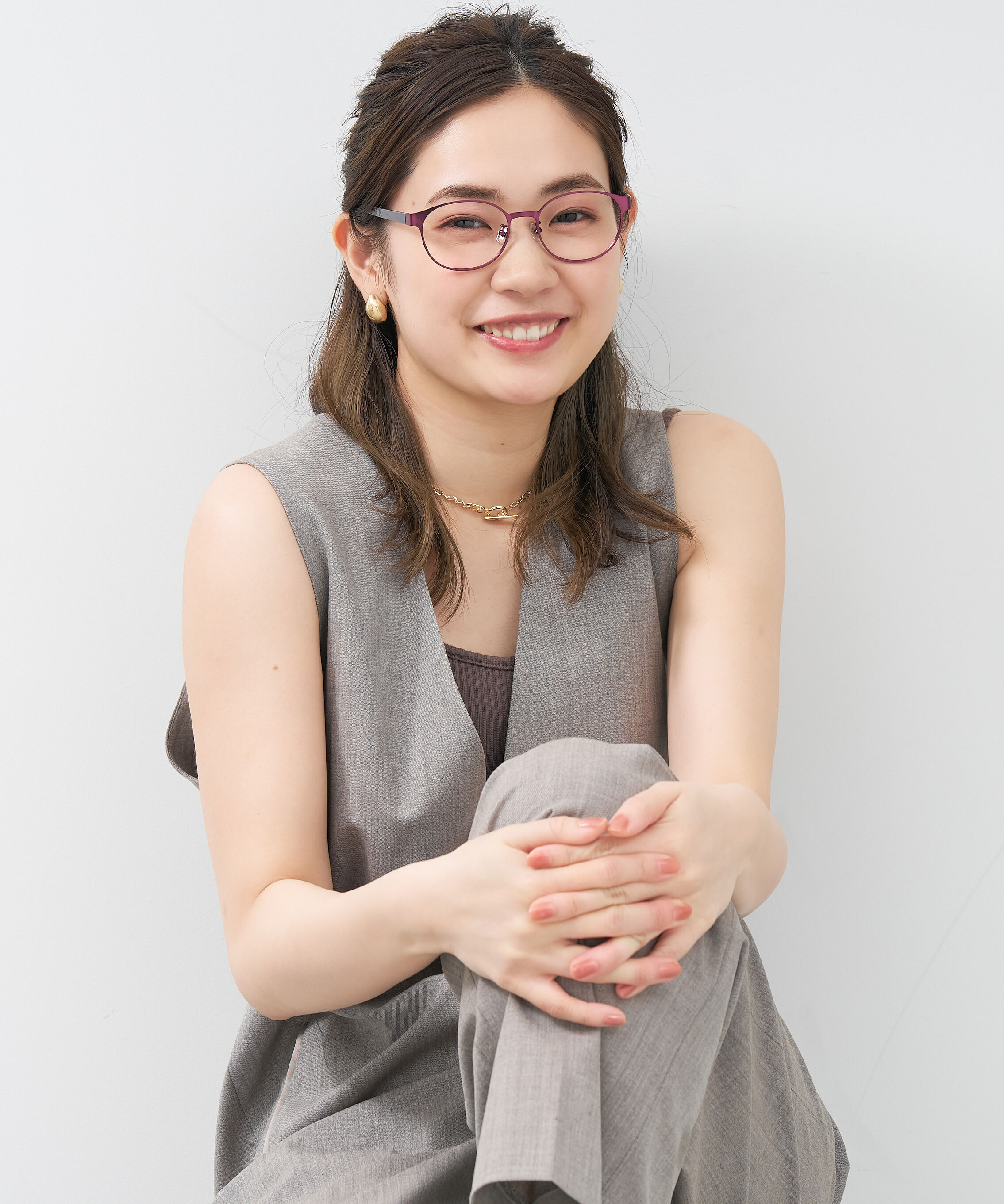  「ボストン型 大きめサイズ メガネ｜小顔効果 メタル&times;プラスチック 黒縁 レオパード柄 レンズ交換券付き」|メガネ|