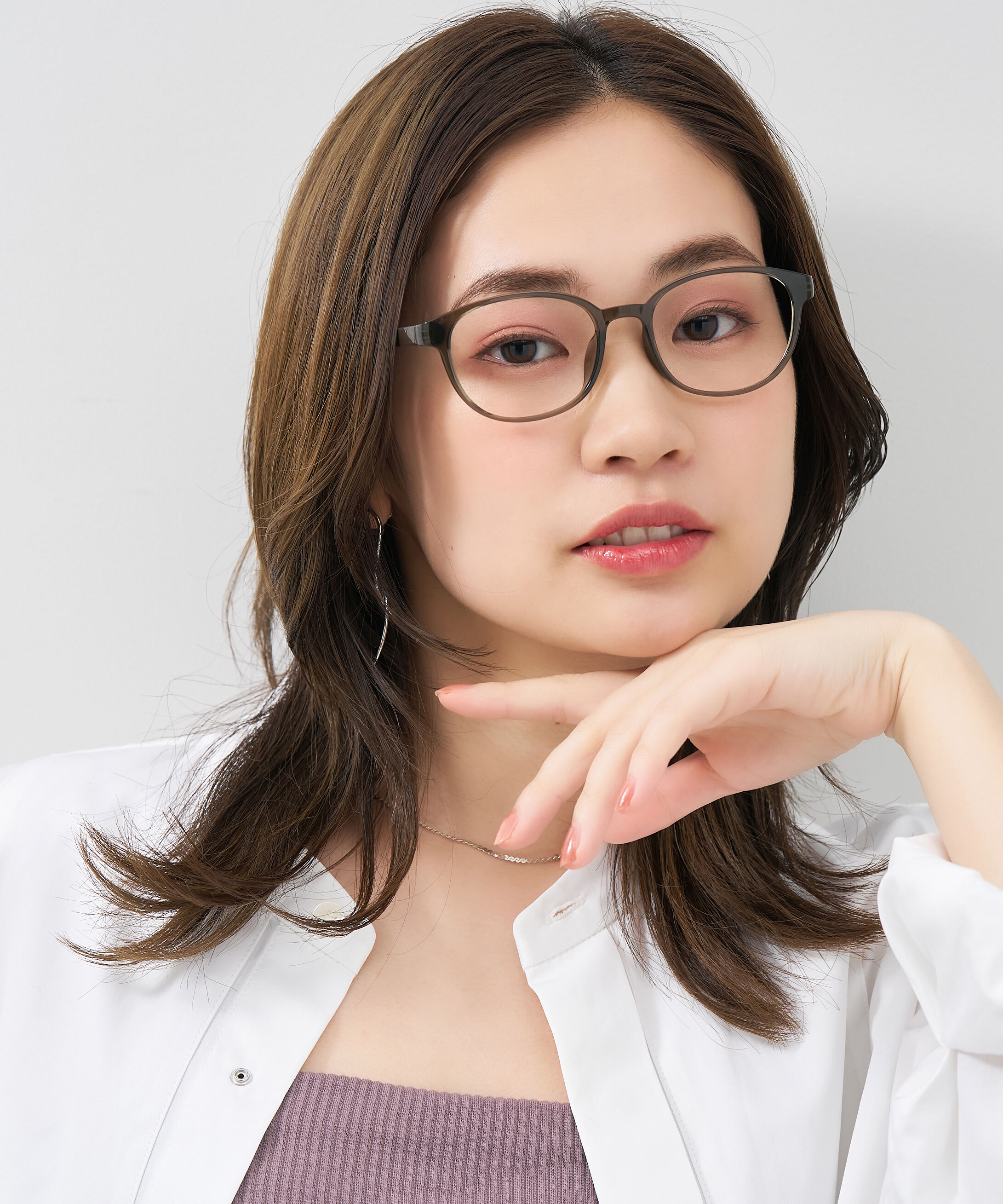  「ウェリントン型 メガネ｜ フィット感抜群 黒縁 レオパード柄 レンズ交換券付き」|メガネ|