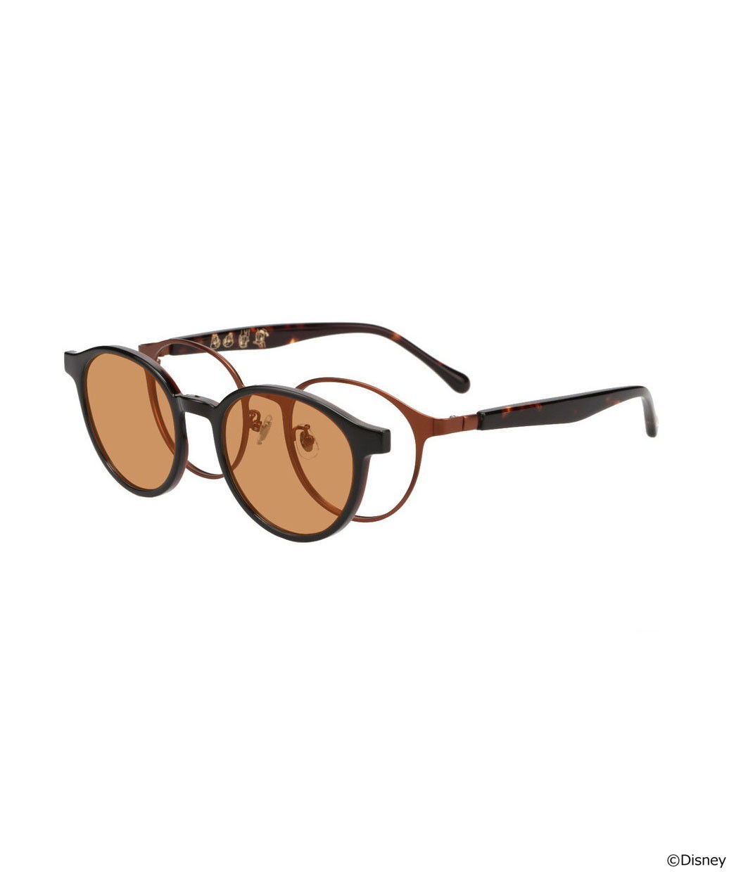  「ボストン型 2way サングラス メガネ Disney Collection created by Zoff &rdquo;Sunglasses&rdquo; N&D ディズニー」|サングラス|