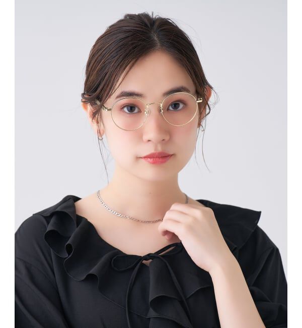  「ボストン型 メガネ | 中顔面短縮みえメガネ ラバーテンプル 伊達メガネ Zoff｜FASHION レンズ交換券付」|メガネ|