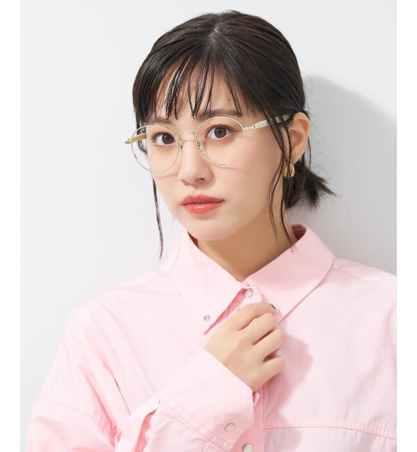  「ボストン型 メガネ | 中顔面短縮みえメガネ ラバーテンプル 伊達メガネ Zoff｜FASHION レンズ交換券付」|メガネ|