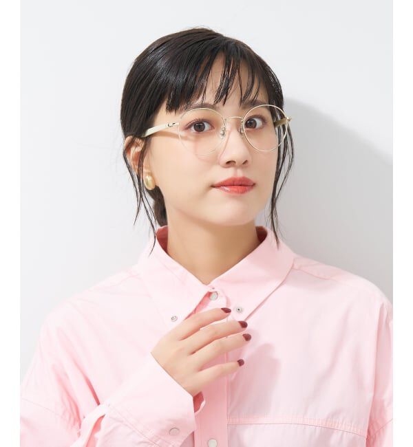  「ボストン型 メガネ | 中顔面短縮みえメガネ ラバーテンプル 伊達メガネ Zoff｜FASHION レンズ交換券付」|メガネ|