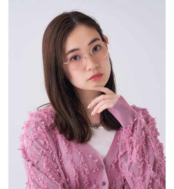  「ボストン型 メガネ | 中顔面短縮みえメガネ ラバーテンプル 伊達メガネ Zoff｜FASHION レンズ交換券付」|メガネ|