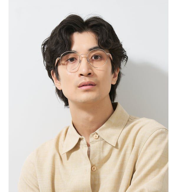  「ボストン型 メガネ | 中顔面短縮みえメガネ ラバーテンプル 伊達メガネ Zoff｜FASHION レンズ交換券付」|メガネ|