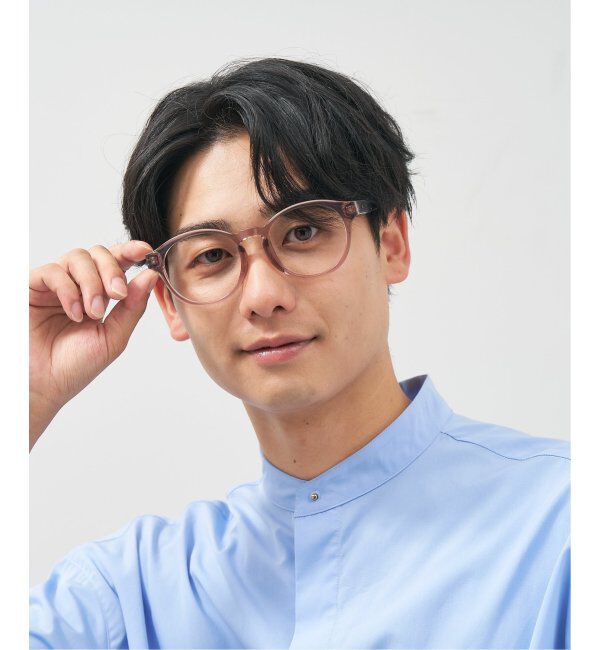  「ボストン型 メガネ│小顔効果 プラスチックフレーム│ビッグシェイプ｜ レンズ交換券付」|メガネ|