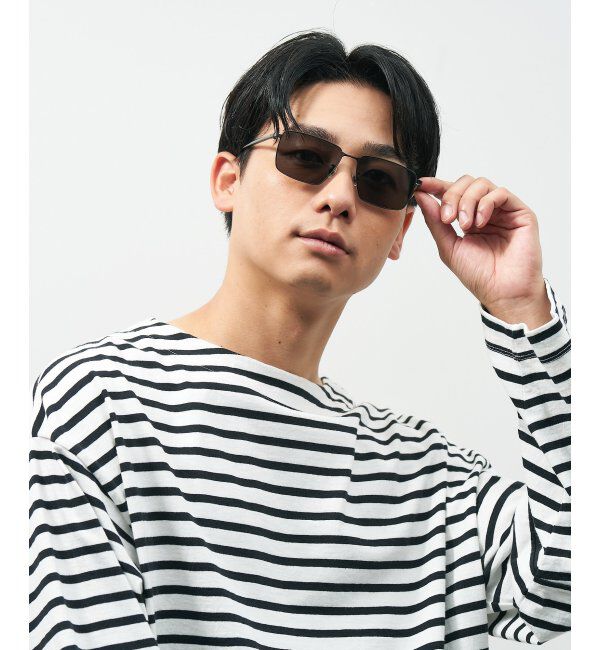  「ウェリントン型 サングラス│メタルフレーム｜偏光機能搭載 │紫外線対策 アウトドア」|サングラス|