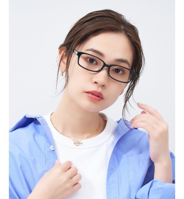  「スクエア型 メガネ｜ ユニセックス 上質感のあるフレーム  レンズ交換券付」|メガネ|