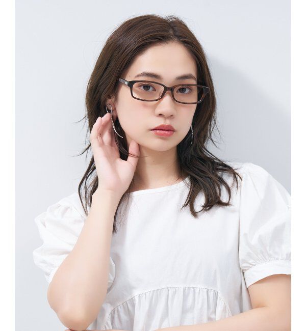  「スクエア型 メガネ｜ ユニセックス 上質感のあるフレーム  レンズ交換券付」|メガネ|