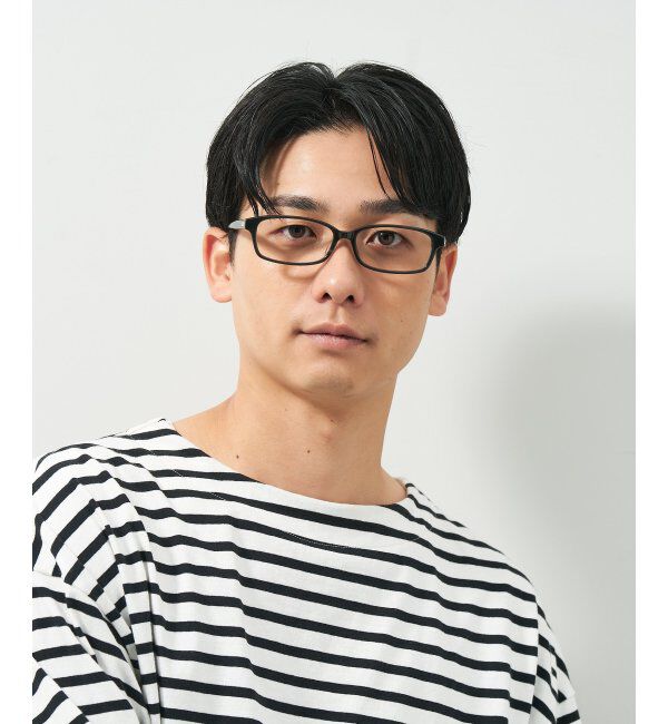  「スクエア型 メガネ｜ ユニセックス 上質感のあるフレーム  レンズ交換券付」|メガネ|