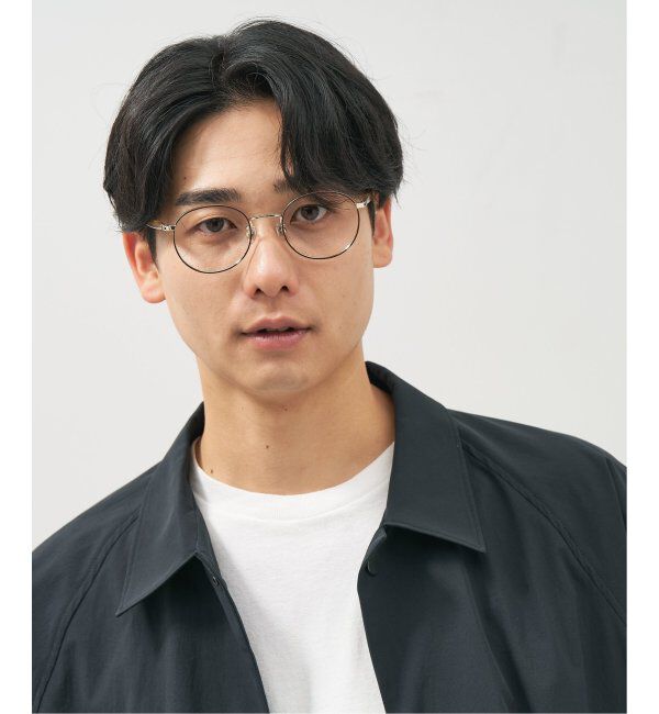  「ボストン型 丸型 メガネ│メタルフレーム│レトロ｜  レンズ交換券付」|メガネ|