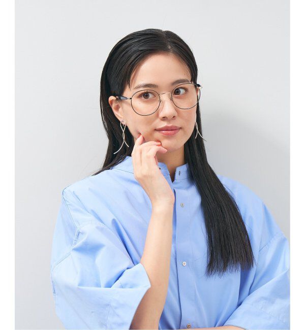  「ボストン型 丸型 メガネ│メタルフレーム│レトロ｜  レンズ交換券付」|メガネ|