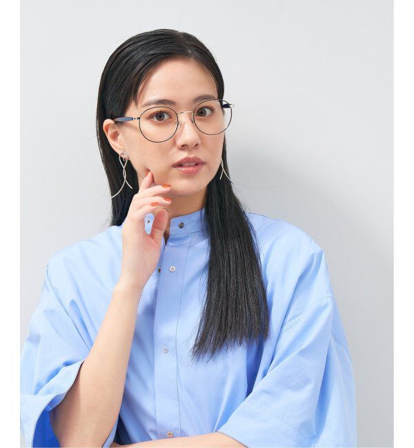  「ボストン型 丸型 メガネ│メタルフレーム│レトロ｜  レンズ交換券付」|メガネ|