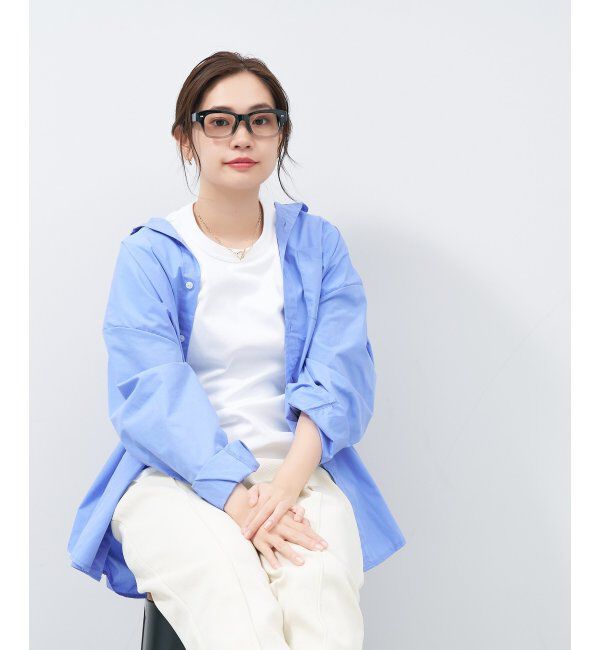  「ウェリントン型メガネ｜黒縁フレーム｜太縁フレーム｜Zoff｜BRIGADE レンズ交換券付」|メガネ|