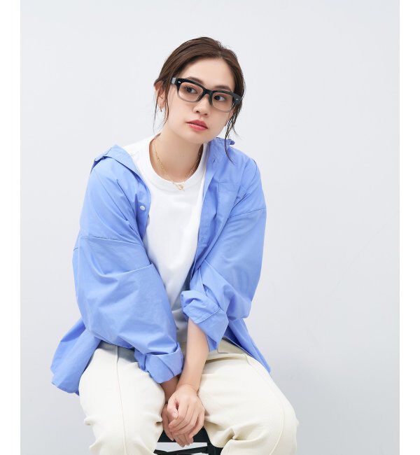  「ウェリントン型メガネ｜黒縁フレーム｜太縁フレーム｜Zoff｜BRIGADE レンズ交換券付」|メガネ|