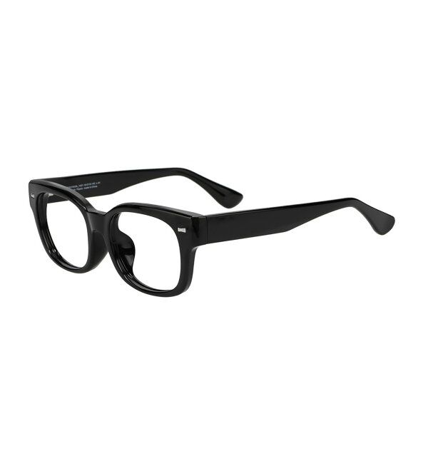  「ウェリントン型メガネ｜黒縁フレーム｜太縁フレーム｜Zoff｜BRIGADE レンズ交換券付」|メガネ|