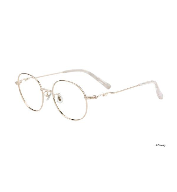  「ボストン型 メガネ Disney PRINCESS 白雪姫 (ドレスアップライン) ディズニープリンセス レンズ交換券付」|メガネ|