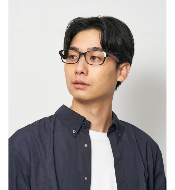  「ウェリントン型メガネ｜軽量｜伊達メガネ｜度あり｜度なし｜Zoff｜SMART REGULAR レンズ交換券付」|メガネ|ブラック系その他2