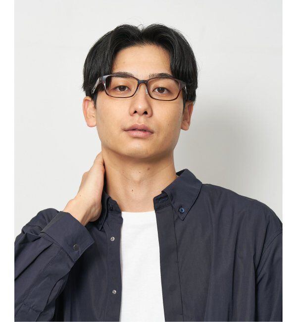  「ウェリントン型メガネ｜軽量｜伊達メガネ｜度あり｜度なし｜Zoff｜SMART REGULAR レンズ交換券付」|メガネ|薄ブラウン1