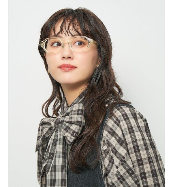  「Zoff｜SHIBATA HIKARI｜メガネ｜多角形型｜伊達・度付き レンズ交換券付」|メガネ|