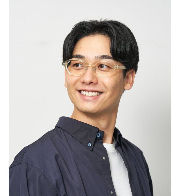  「Zoff｜SHIBATA HIKARI｜メガネ｜多角形型｜伊達・度付き レンズ交換券付」|メガネ|